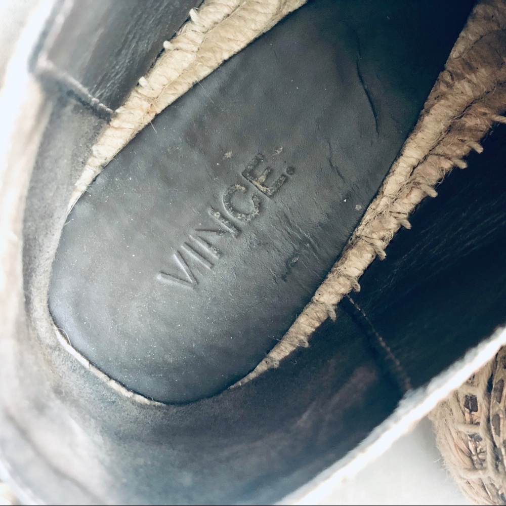 Vince Robin Bronze Metallic Leather Espadrilles - Picture 3 of 6
